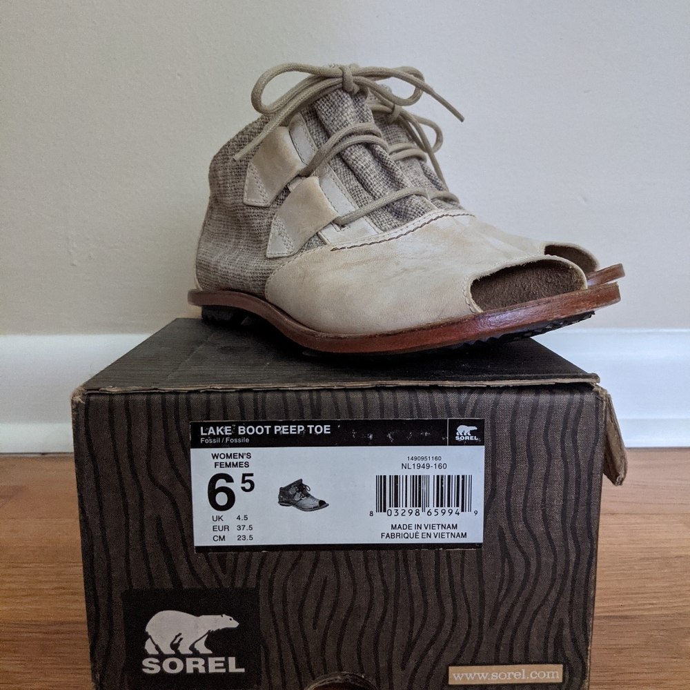 Sorel Lake Boot 6.5 Sundance catalog fossil